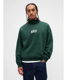 スウェット モックネック」に該当するレディースのトップス