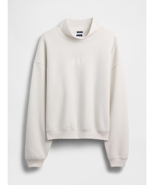 GAP(ギャップ)の「ヴィンテージソフト NAPロゴ モックネック スウェットシャツ(スウェット・メンズ・グリーン/レッド/アイボリー・XS/S/M/L/XL)」の4枚目の写真