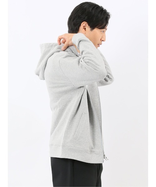 TAKA-Q（タカキュー）の「【スエット 綿100%】タカキュー コットン裏毛 フルZIPパーカー（パーカー・メンズ・ブラック/グレー系その他2・LARGE/MEDIUM/X-LARGE）」の7枚目の写真