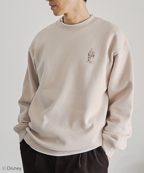 Disney（ディズニー）の「『FANTASIA（ファンタジア）』ヴィンテージライクスウェット（スウェット・メンズ・ダークグレー/ロイヤルブルー/ナチュラル・S/M/L/XL）」の7枚目の写真