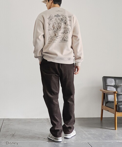 Disney（ディズニー）の「『FANTASIA（ファンタジア）』ヴィンテージライクスウェット（スウェット・メンズ・ダークグレー/ロイヤルブルー/ナチュラル・S/M/L/XL）」の13枚目の写真