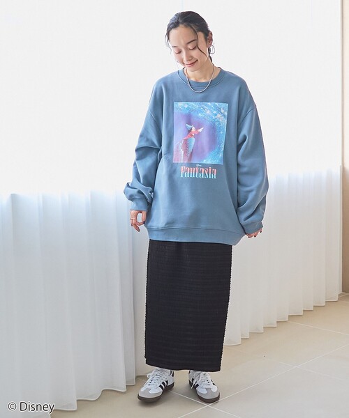 Disney（ディズニー）の「『FANTASIA（ファンタジア）』ヴィンテージライクスウェット（スウェット・メンズ・ダークグレー/ロイヤルブルー/ナチュラル・S/M/L/XL）」の18枚目の写真