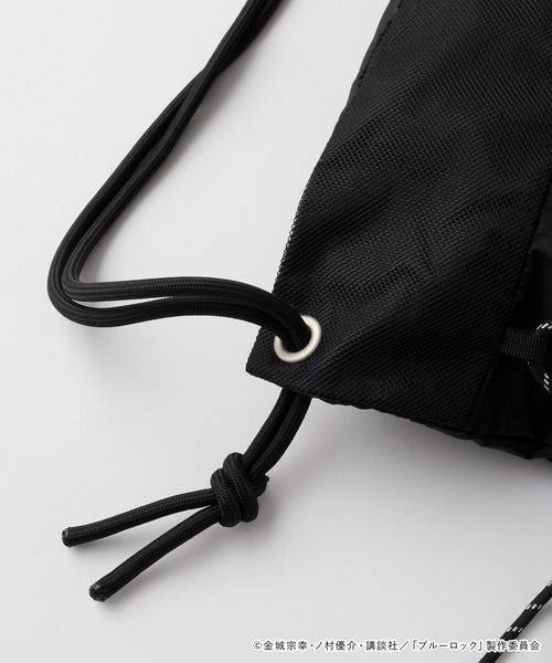 ブルーロック】別注 ポーチ付き ドローコード ナップサック MONO-MART