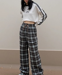 cammie（キャミー）の「チェック柄ゆるパンツ（その他パンツ・レディース）」