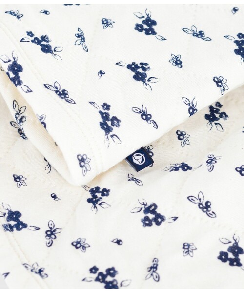 PETIT BATEAU（プチバトー）の「ワンピース（ワンピース・キッズ・ホワイト×ブルー・12MONTH/18MONTH/24MONTH/36MONTH）」の5枚目の写真