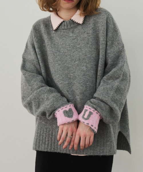 シークレットロゴニットプルオーバー（ニット/セーター）｜Unitage