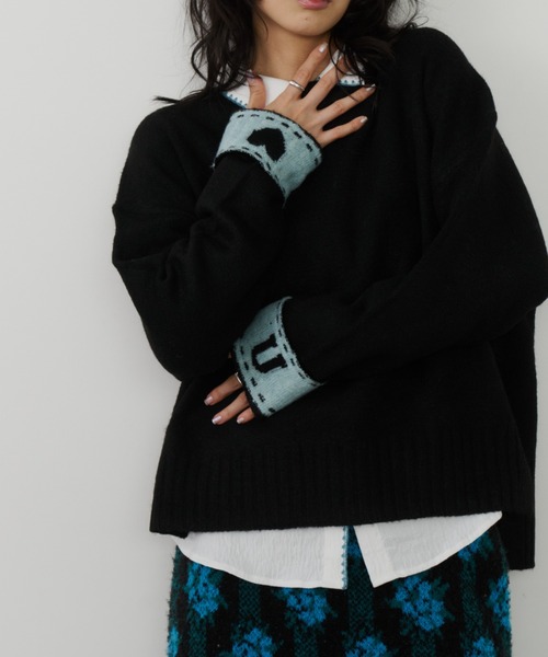 [ほぼ新品]ニットセーター「Secret」 シークレットロゴニットプルオーバー（ニット/セーター）｜Unitage