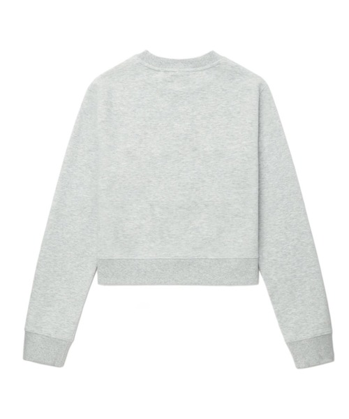 A BATHING APE(アベイシングエイプ)の「CAMO HEART CHEST PRINT CROP SWEAT SHIRT(スウェット・レディース・ネイビー/レッド/グレー・X-SMALL/SMALL)」の4枚目の写真