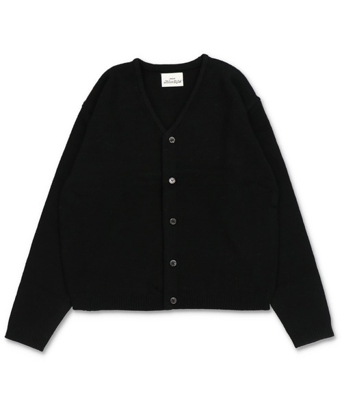 SPINNS（スピンズ）の「短丈モヘアニットカーディガン/シンプル/無地/ヴィンテージライク/ショート丈（カーディガン/ボレロ・メンズ・ブラック/ブラウン/チャコール・ONESIZE）」の4枚目の写真
