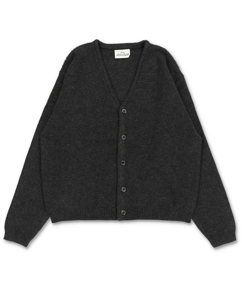 SPINNS（スピンズ）の「短丈モヘアニットカーディガン/シンプル/無地/ヴィンテージライク/ショート丈（カーディガン/ボレロ・メンズ・ブラック/ブラウン/チャコール・ONESIZE）」の5枚目の写真