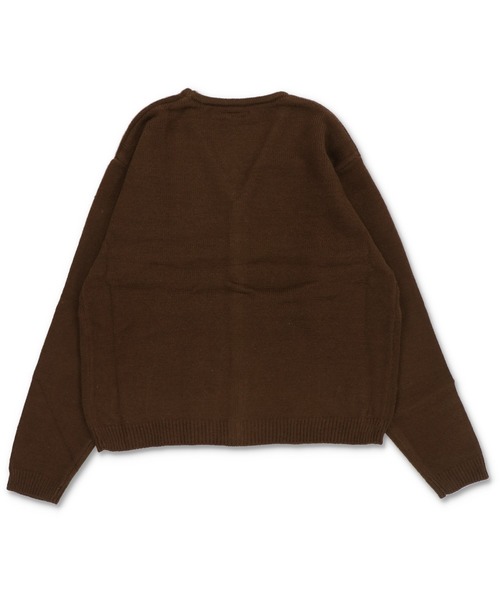 SPINNS（スピンズ）の「短丈モヘアニットカーディガン/シンプル/無地/ヴィンテージライク/ショート丈（カーディガン/ボレロ・メンズ・ブラック/ブラウン/チャコール・ONESIZE）」の7枚目の写真