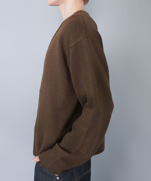 【最終値下げ、古着、短丈】モヘアカーディガン セール】短丈モヘアニットカーディガン/シンプル/無地/ヴィンテージ