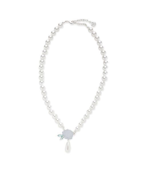 LILY BROWN（リリーブラウン）の「ローズパールネックレス（ネックレス・レディース・ホワイト/ピンク/ブルー・F）」の14枚目の写真