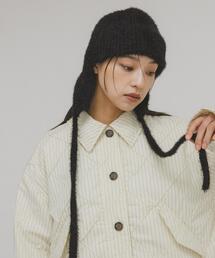 KBF(ケイビーエフ)のシャギーフライトニットHAT(ニットキャップ/ビーニー)