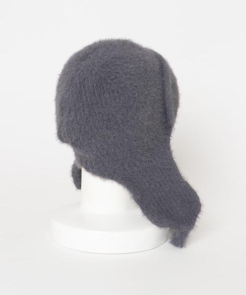 KBF(ケイビーエフ)の「シャギーフライトニットHAT(ニットキャップ/ビーニー・レディース・グレー系その他/ブラック・ONE)」の9枚目の写真