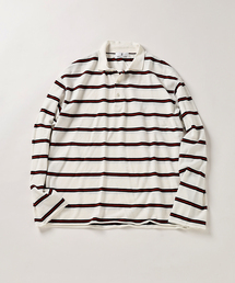 EDIFICE（エディフィス）の「E. TanC(タンク) PIQUE BORDER ポロシャツ（Tシャツ/カットソー・メンズ）」