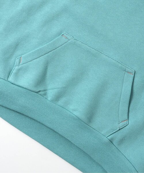 BREEZE（ブリーズ）の「【ジュニア対応】バックロゴフーディー（パーカー・キッズ・エメラルド/オフホワイト・90/100/110/120/130/140/150/160）」の8枚目の写真