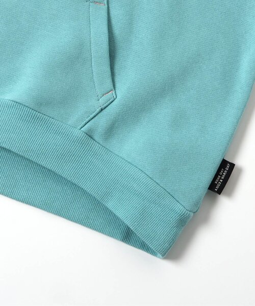 BREEZE（ブリーズ）の「【ジュニア対応】バックロゴフーディー（パーカー・キッズ・エメラルド/オフホワイト・90/100/110/120/130/140/150/160）」の10枚目の写真