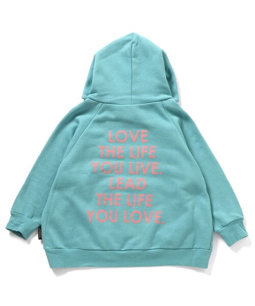 BREEZE（ブリーズ）の「【ジュニア対応】バックロゴフーディー（パーカー・キッズ・エメラルド/オフホワイト・90/100/110/120/130/140/150/160）」の14枚目の写真