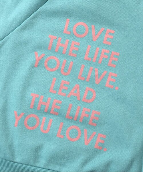 BREEZE（ブリーズ）の「【ジュニア対応】バックロゴフーディー（パーカー・キッズ・エメラルド/オフホワイト・90/100/110/120/130/140/150/160）」の18枚目の写真