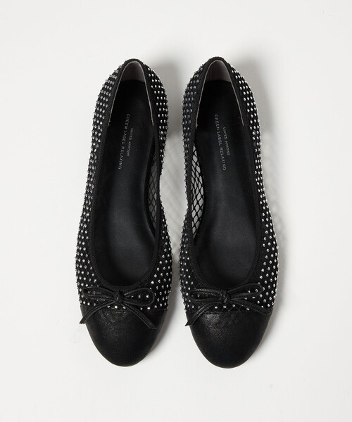 green label relaxing(グリーンレーベルリラクシング)の「ラウンド バレエシューズ / フラットシューズ(その他シューズ・レディース・その他1/シルバー/ブラック・25cm/24.5cm/24cm/23.5cm/23cm/22.5cm)」の3枚目の写真