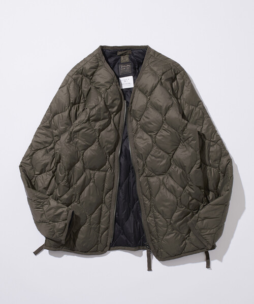 セール】限定展開 TAION/タイオン ミリタリー Vネック ジップ ダウン