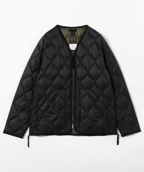 セール】限定展開 TAION/タイオン ミリタリー Vネック ジップ ダウン