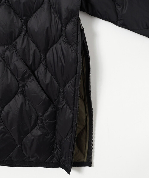 FREAK'S STORE(フリークスストア)の「限定展開 TAION/タイオン ミリタリー Vネック ジップ ダウンジャケット / TAION-104ALSZML-1(ダウンジャケット/コート・メンズ・ブラック/オリーブ・MEDIUM/X-LARGE/SMALL/LARGE)」の10枚目の写真