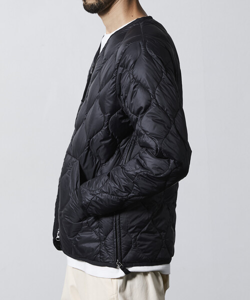 セール】限定展開 TAION/タイオン ミリタリー Vネック ジップ ダウン