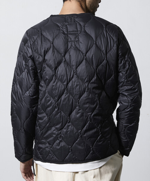 セール】限定展開 TAION/タイオン ミリタリー Vネック ジップ ダウン