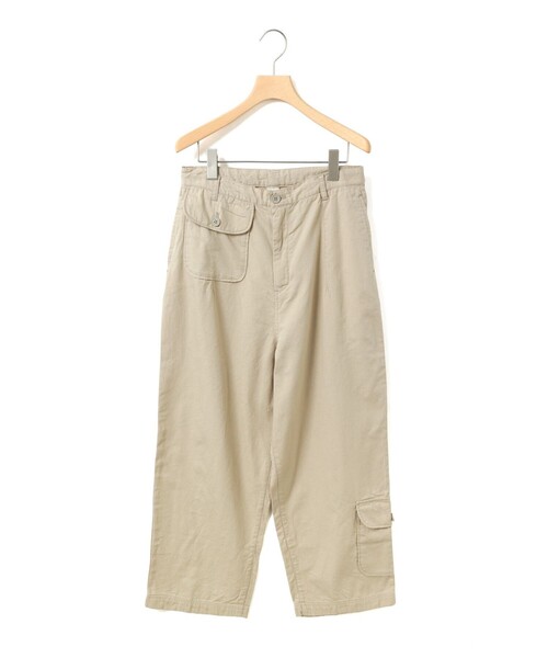 MidiUmi（ミディウミ）の「MidiUmi マルチポケットワークパンツ（その他パンツ・レディース・チャコールグレー/ベージュ・FREE）」の3枚目の写真