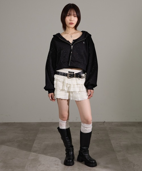 セール】ラメポンチパーカー（パーカー）｜apres jour mignon（アプレ