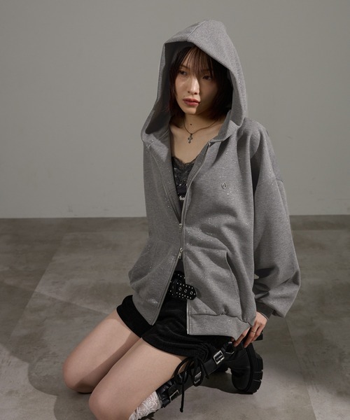 セール】ラメポンチパーカー（パーカー）｜apres jour mignon（アプレ