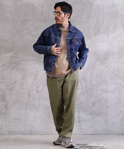 jiggys shop（ジギーズショップ）の「オーバーサイズ ウォッシュ加工 デニムジャケット（デニムジャケット・メンズ・ネイビー/インディゴブルー/ブルー・X-LARGE/MEDIUM/LARGE）」の14枚目の写真