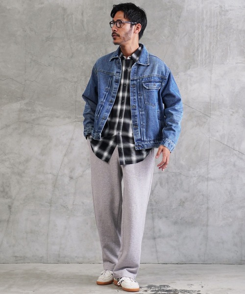 jiggys shop（ジギーズショップ）の「オーバーサイズ ウォッシュ加工 デニムジャケット（デニムジャケット・メンズ・ネイビー/インディゴブルー/ブルー・X-LARGE/MEDIUM/LARGE）」の12枚目の写真