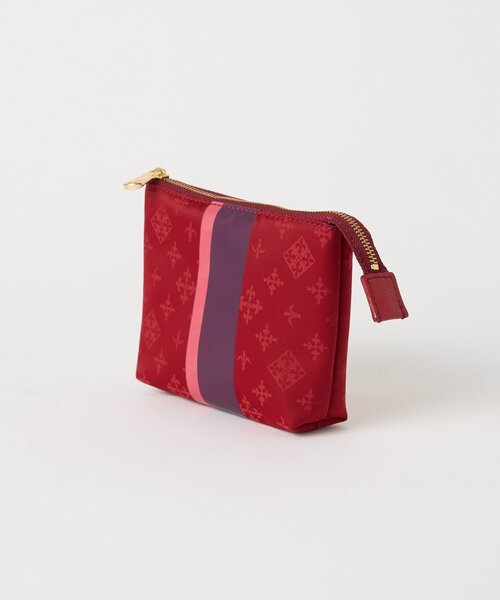 russet（ラシット）の「ラインプリントポーチ S（その他小物・レディース・キナリ/レッド/サックスブルー/ブラウン系その他/ブルー/アイボリー/ピンク/ネイビー・FREE）」の10枚目の写真