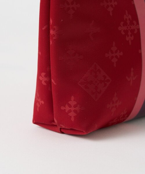 russet（ラシット）の「ラインプリントポーチ S（その他小物・レディース・キナリ/レッド/サックスブルー/ブラウン系その他/ブルー/アイボリー/ピンク/ネイビー・FREE）」の14枚目の写真