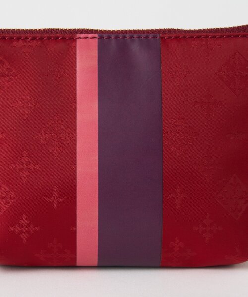 russet（ラシット）の「ラインプリントポーチ S（その他小物・レディース・キナリ/レッド/サックスブルー/ブラウン系その他/ブルー/アイボリー/ピンク/ネイビー・FREE）」の15枚目の写真