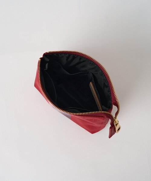 russet（ラシット）の「ラインプリントポーチ S（その他小物・レディース・キナリ/レッド/サックスブルー/ブラウン系その他/ブルー/アイボリー/ピンク/ネイビー・FREE）」の16枚目の写真