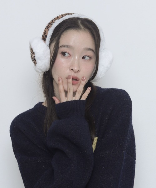 WEGO(ウィゴー)の「WEGO/リボンラインストーンファーイヤーマフ(イヤーマフ・レディース・その他1/サックスブルー/ライトベージュ/ライトピンク・FREE)」の18枚目の写真