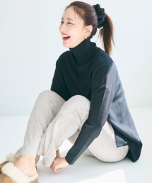 レディースのパンツ（グレー/灰色系・ハイウエスト）ファッション通販