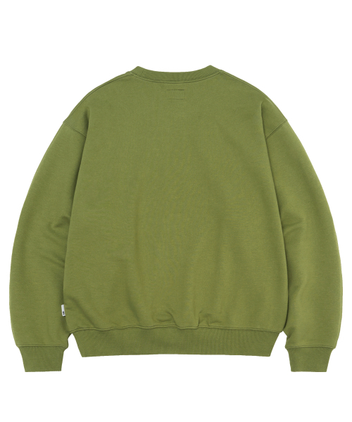 F.ILLUMINATE（フィルミネイト）の「FLM ボールドロゴ スウェットシャツ - オリーブ（スウェット・レディース・その他・LARGE/SMALL/MEDIUM）」の2枚目の写真