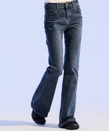 MOAA（モア）の「Fade Flare Jean (MIDNIGHT BLUE)（デニムパンツ）」