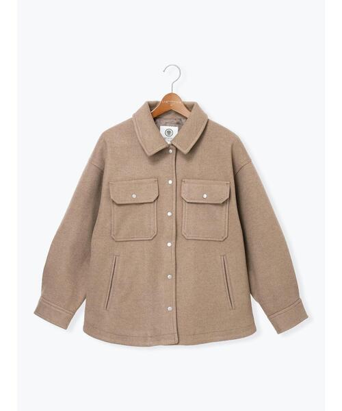 Lugnoncure（ルノンキュール）の「メルトンCPOジャケット（ノーカラージャケット・レディース・オフホワイト・F）」の8枚目の写真