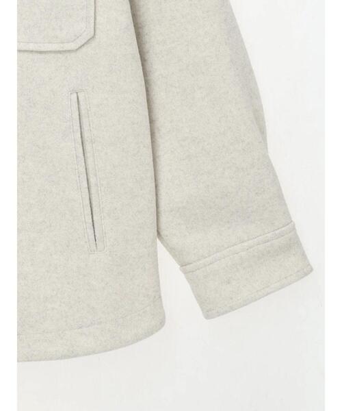 Lugnoncure（ルノンキュール）の「メルトンCPOジャケット（ノーカラージャケット・レディース・オフホワイト・F）」の12枚目の写真