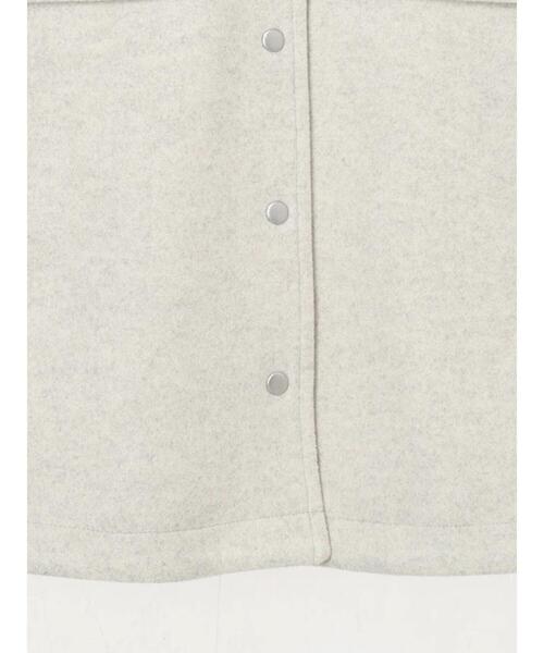 Lugnoncure（ルノンキュール）の「メルトンCPOジャケット（ノーカラージャケット・レディース・オフホワイト・F）」の13枚目の写真