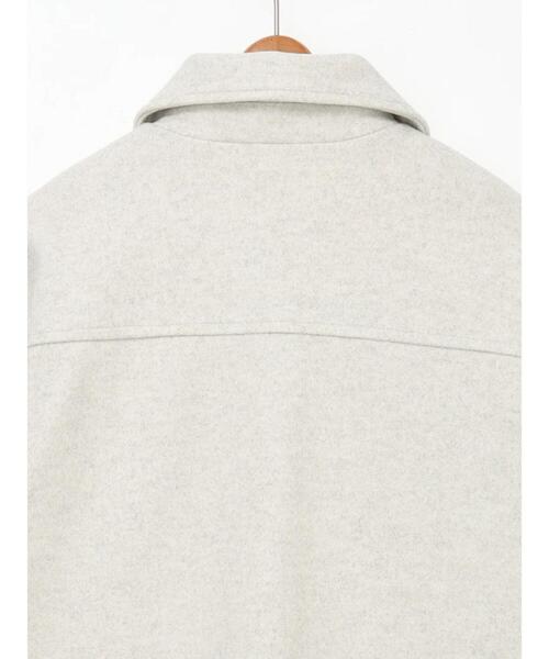 Lugnoncure（ルノンキュール）の「メルトンCPOジャケット（ノーカラージャケット・レディース・オフホワイト・F）」の14枚目の写真