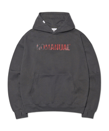 STAMPED LOGO HOODIE - CHARCOAL