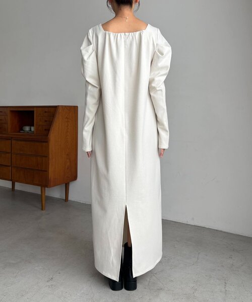 CAPRICIEUX LE'MAGE(カプリシューレマージュ)の「スクエアパフワンピース(ワンピース・レディース・ブラック/グレイッシュベージュ/ホワイト系その他・FREE/PS)」の20枚目の写真