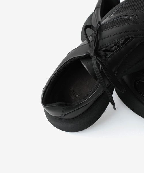 VEIN （ヴェイン）の「カウレザーブレース / COW LEATHER BRACE（スニーカー・メンズ・シルバー/ブラック・42/41/43）」の19枚目の写真